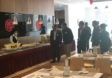北京市人大刘伟林副秘书长莅临百度健力源餐厅视察指导